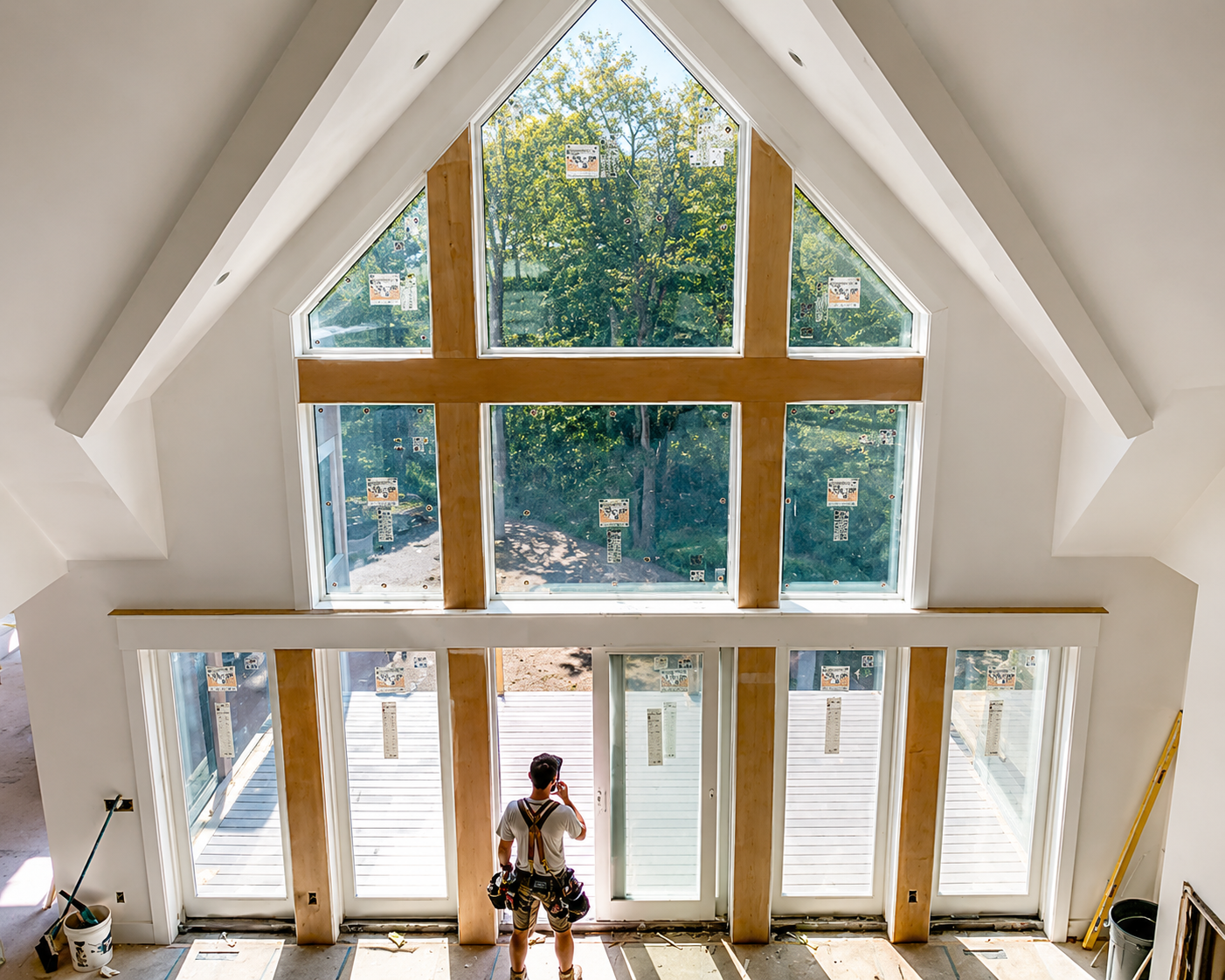 Cape Cod custom home construction interior