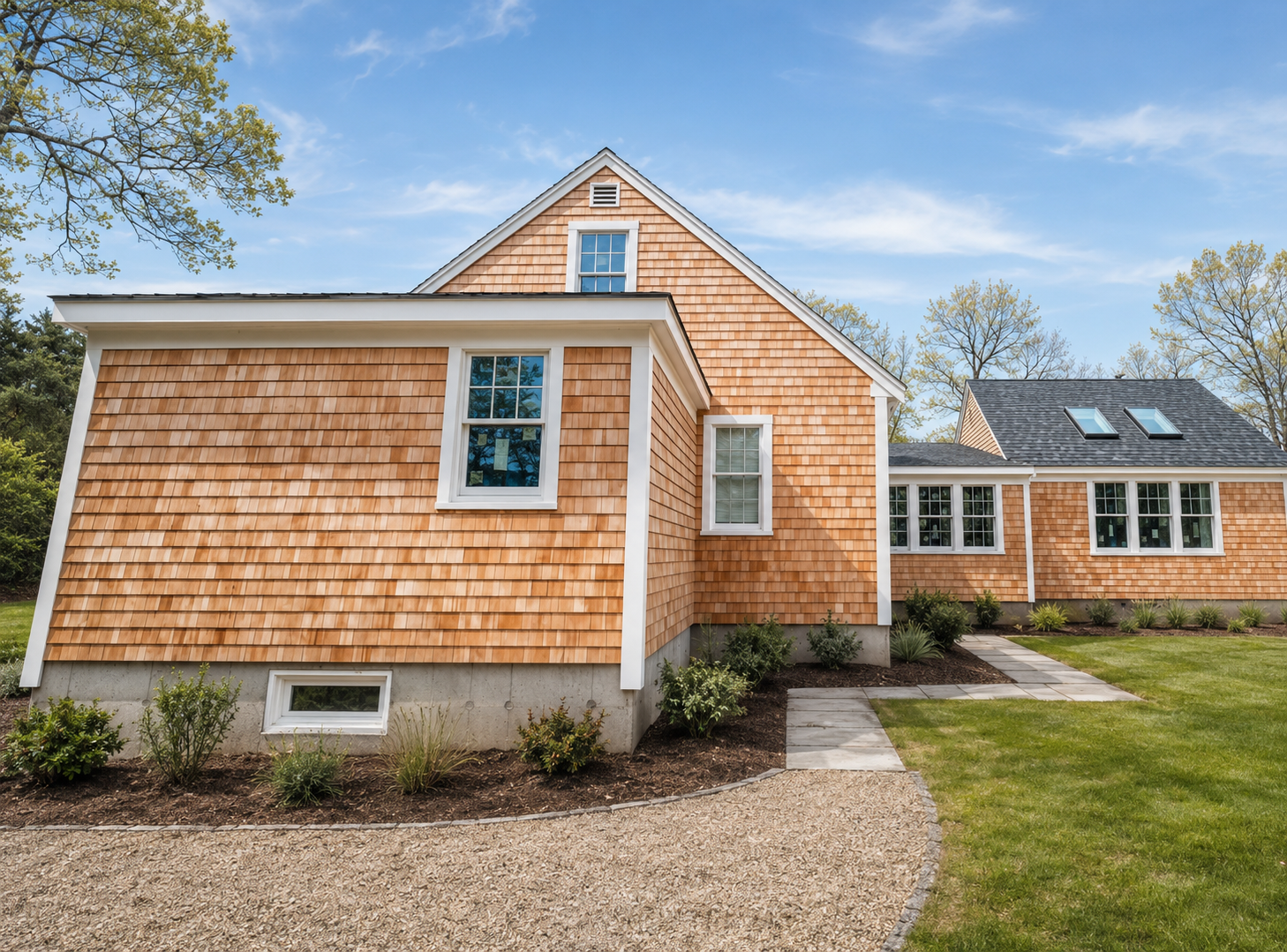 Completed home addition project in Cape Cod MA