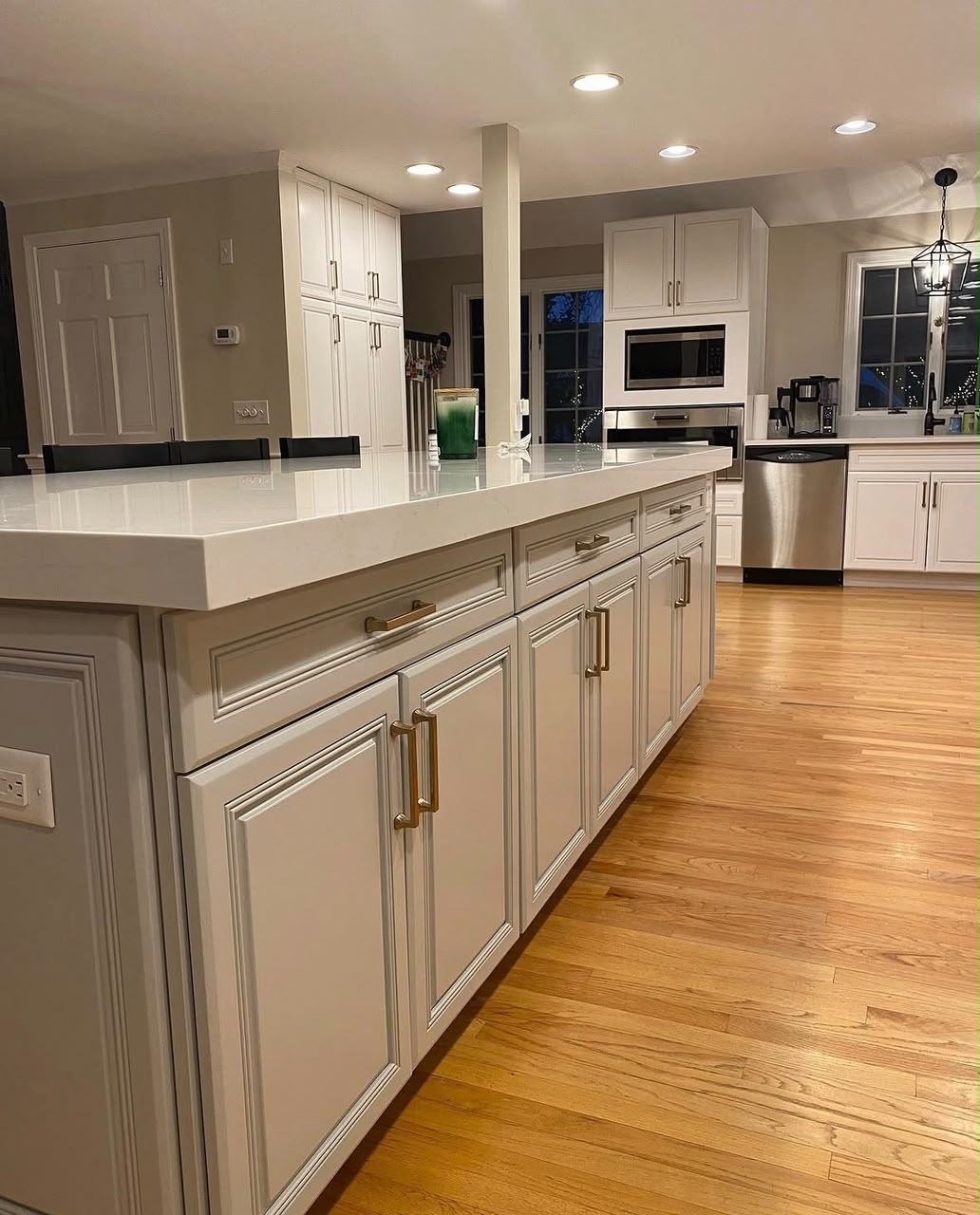 Completed kitchen remodeling project by Compass Home Group in Cape Cod, MA