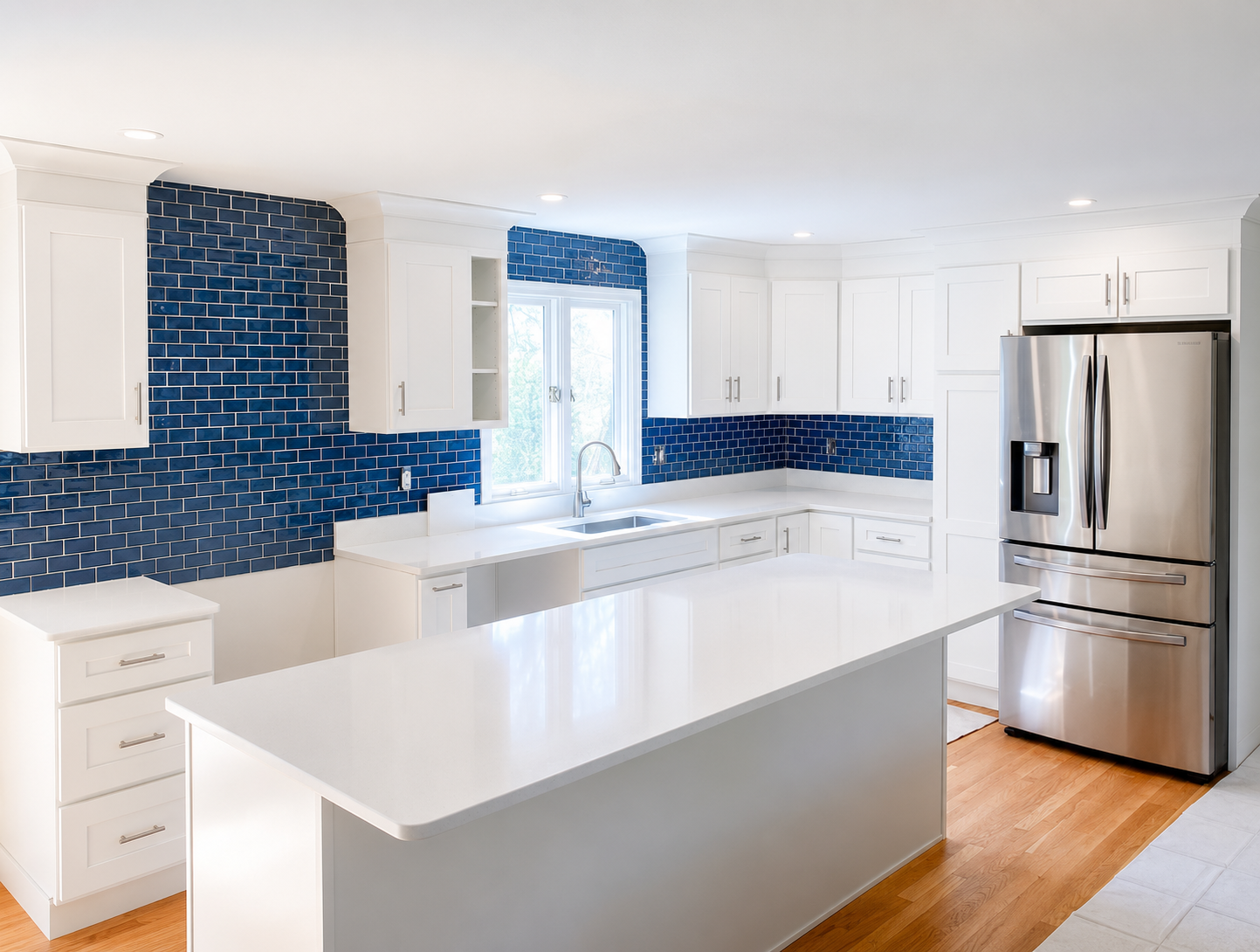Completed kitchen remodeling project in Cape Cod MA